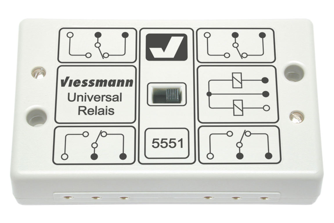 Viessmann 5551 - Universal Relais 1x4UM