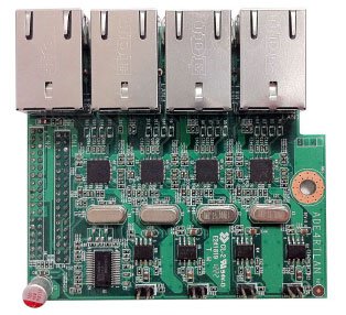 Jetway ADD-ON AD4RTLANG (4x GigaLAN, Realtek) [Gen