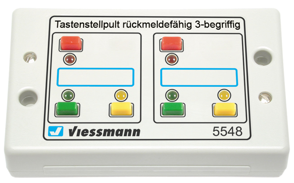 Viessmann 5548 - Tasten-Stellpult,rueckmeldef.