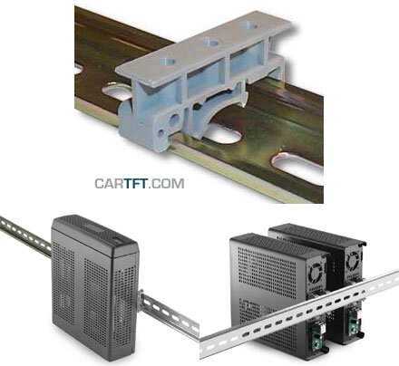 DIN-Rail (Hutschiene) Adapter f. M350 Gehäuse