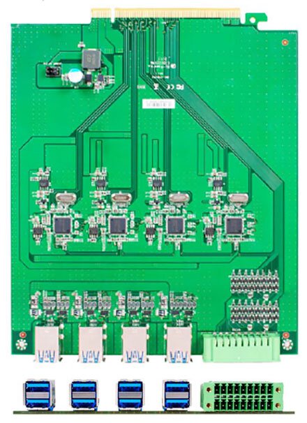 Jetway ADD-ON HM1-USB3.0X8 (8x USB3.0, 1x GPIO) [f