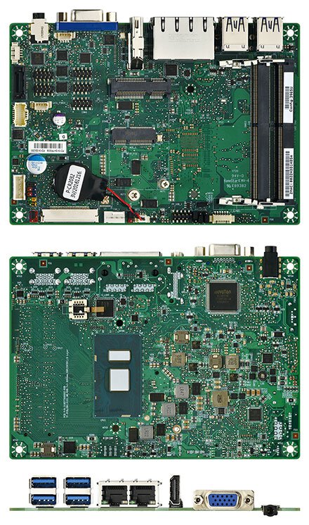 Mitac PD10KS 3.5-SBC (Intel Kaby Lake, i3-7100U)